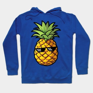 Funny Pineapple with Sunglasses Hoodie